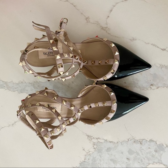 VALENTINO ROCKSTUD CAGED PUMP - Picture 3 of 7